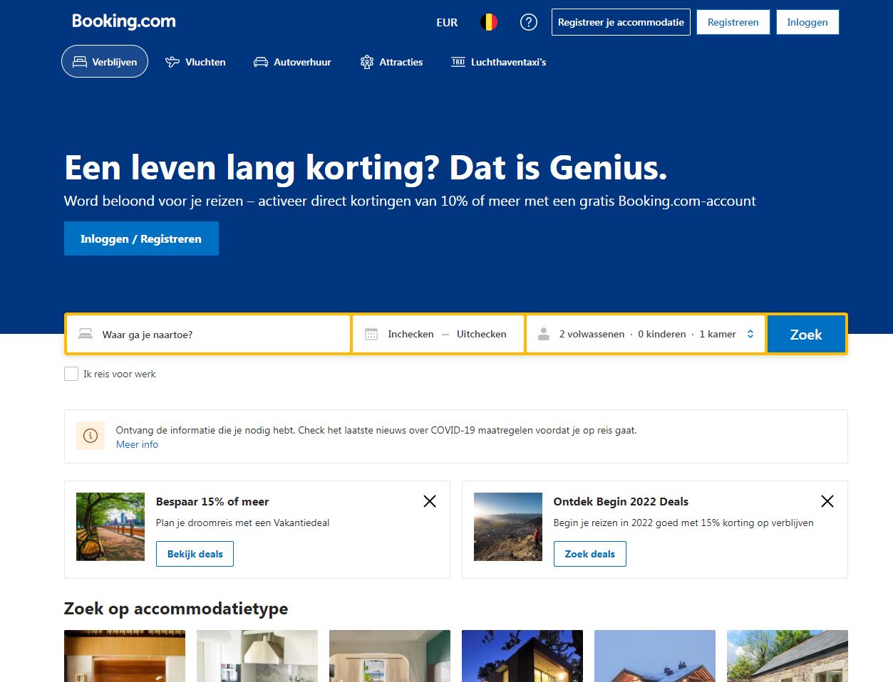 Zo gebruik je jouw kortingscode bij Booking.com