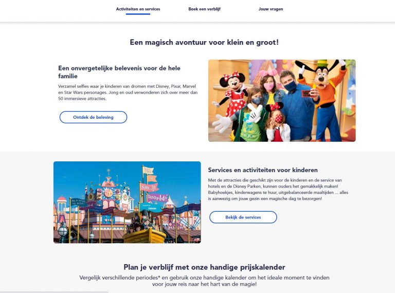 kinderen krijgen bij Disneyland extra korting