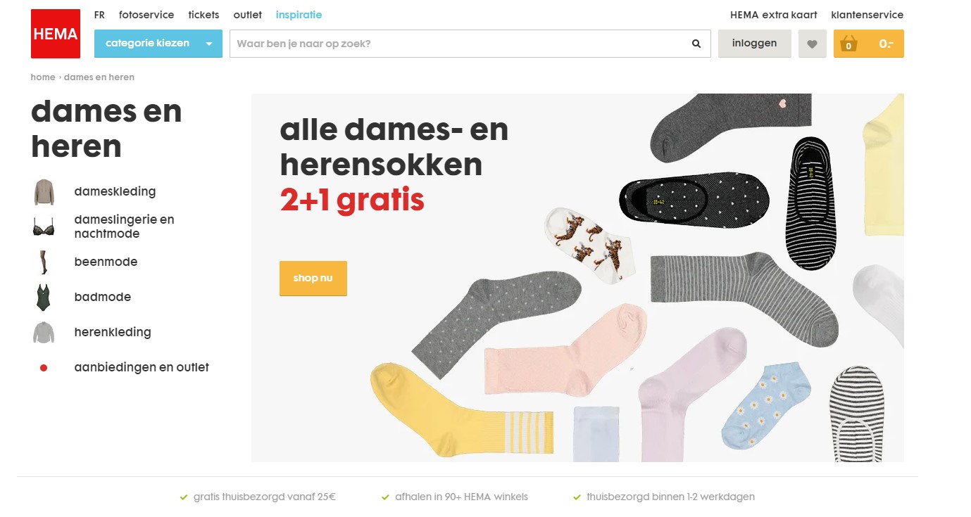 hema voor hem en haar pagina