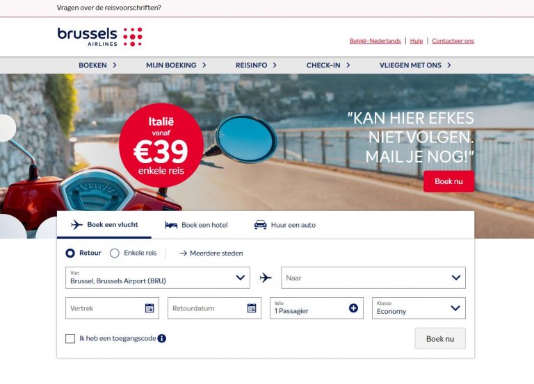 brussels airlines kortingscode