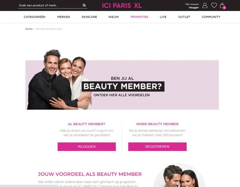 beauty member ici paris xl