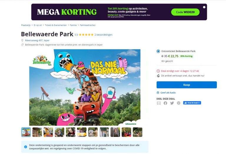 Groupon pretpark