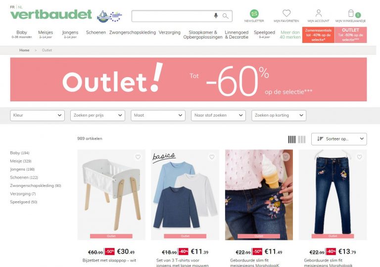 vertbaudet outlet