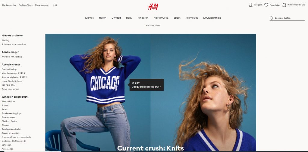 h&m devided